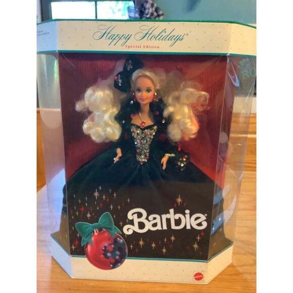 1991 Barbie Happy Holidays Special Addition In Box - Picture 1 of 5